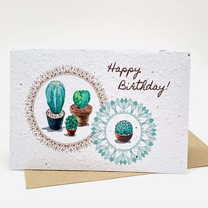 Growing Paper greeting card