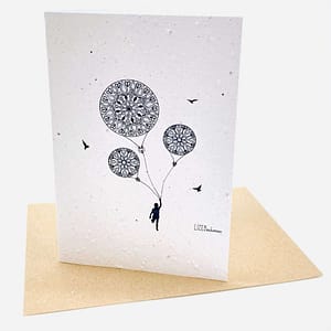 Growing Paper greeting card