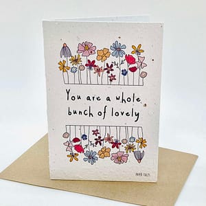 Growing Paper greeting card