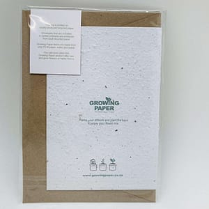 Growing Paper greeting card