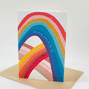 Growing Paper greeting card