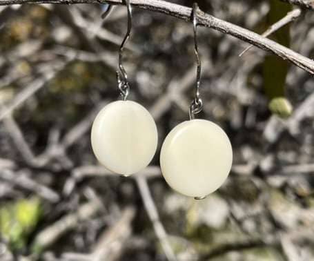 Tagua Circlet earrings