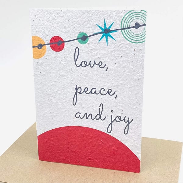 Growing Paper greeting card